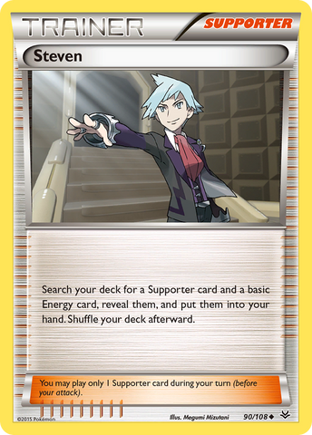 Steven (90/108) [XY: Roaring Skies] - Comfy Hobbies