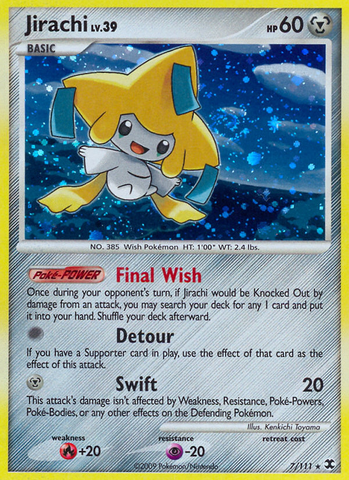 Jirachi (7/111) [Platinum: Rising Rivals] - Comfy Hobbies