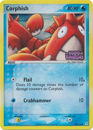 Corphish (63/110) (Stamped) [EX: Holon Phantoms] - Comfy Hobbies