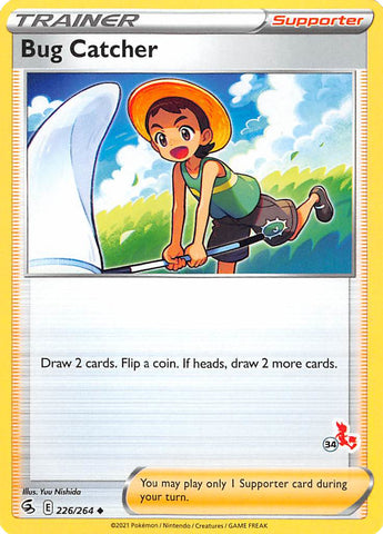 Bug Catcher (226/264) (Cinderace Stamp #34) [Battle Academy 2022] - Comfy Hobbies