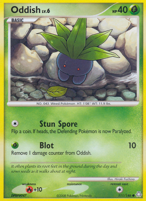 Oddish (111/146) [Diamond & Pearl: Legends Awakened] - Comfy Hobbies