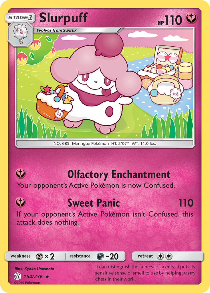 Slurpuff (154/236) [Sun & Moon: Cosmic Eclipse] - Comfy Hobbies
