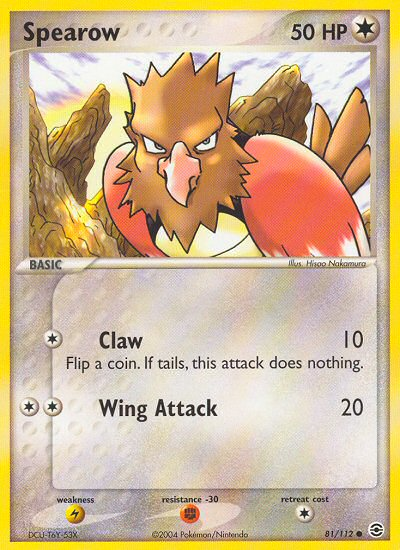 Spearow (81/112) [EX: FireRed & LeafGreen] - Comfy Hobbies