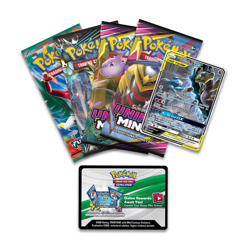 Sun & Moon: Unified Minds - Power Partnership Tin (Garchomp & Giratina GX) - Comfy Hobbies