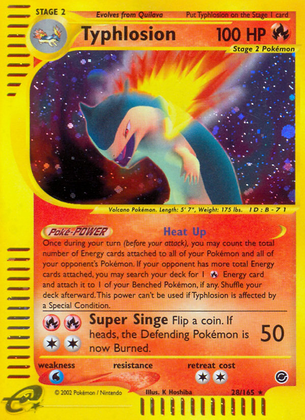 Typhlosion (28/165) [Expedition: Base Set] - Comfy Hobbies