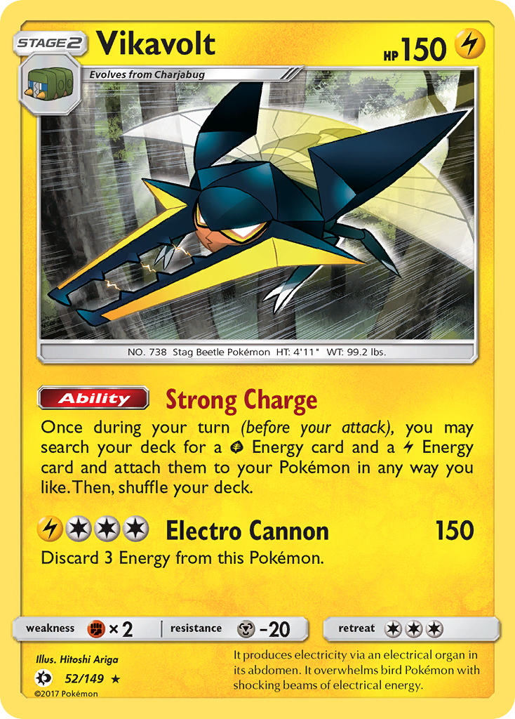 Vikavolt (52/149) [Sun & Moon: Base Set] - Comfy Hobbies