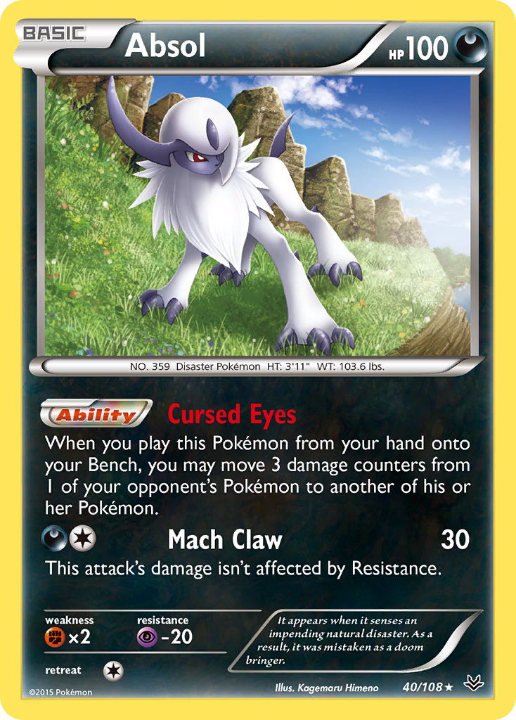 Absol (40/108) [XY: Roaring Skies] - Comfy Hobbies