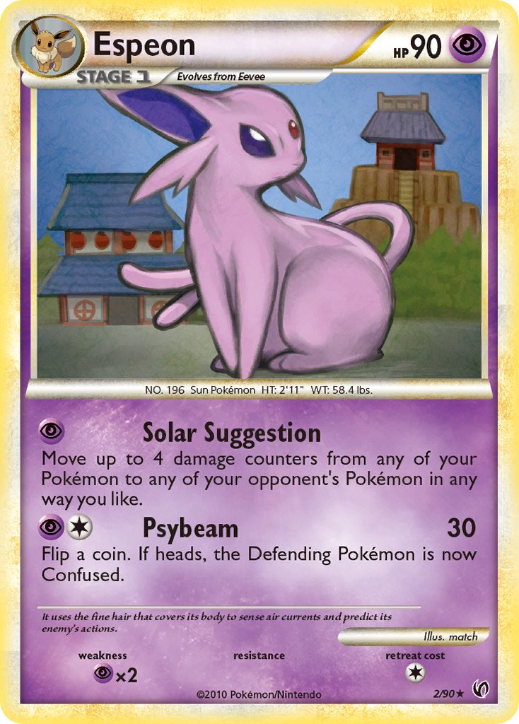 Espeon (2/90) (Theme Deck Exclusive) [HeartGold & SoulSilver: Undaunted] - Comfy Hobbies