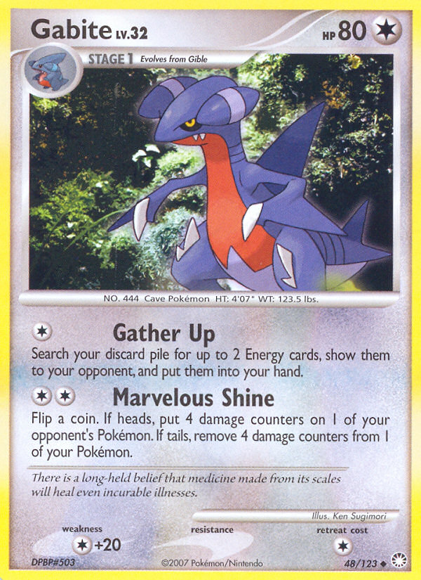 Gabite (48/123) [Diamond & Pearl: Mysterious Treasures] - Comfy Hobbies