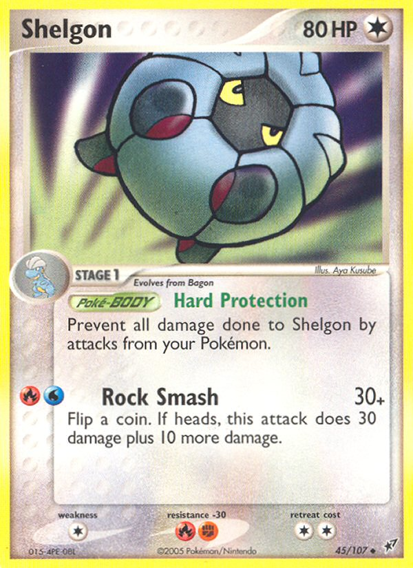 Shelgon (45/107) [EX: Deoxys] - Comfy Hobbies