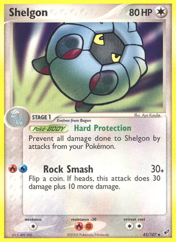 Shelgon (45/107) [EX: Deoxys] - Comfy Hobbies