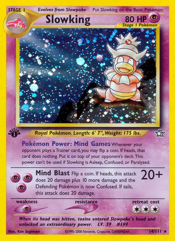 Slowking (14/111) [Neo Genesis 1st Edition] - Comfy Hobbies