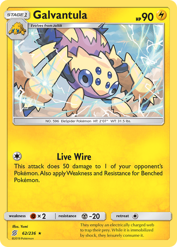 Galvantula (62/236) [Sun & Moon: Unified Minds] - Comfy Hobbies