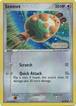 Sentret (62/92) (Stamped) [EX: Legend Maker] - Comfy Hobbies