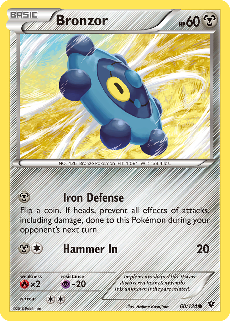 Bronzor (60/124) [XY: Fates Collide] - Comfy Hobbies