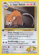 Lt. Surge's Raticate (53/132) [Gym Challenge 1st Edition] - Comfy Hobbies