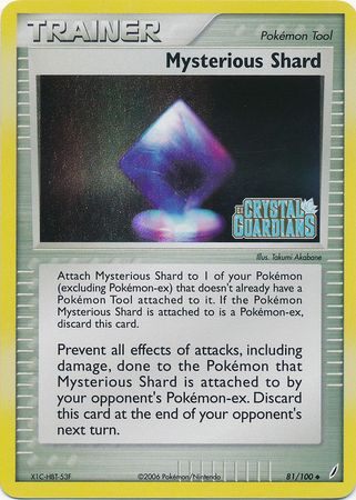 Mysterious Shard (81/100) (Stamped) [EX: Crystal Guardians] - Comfy Hobbies
