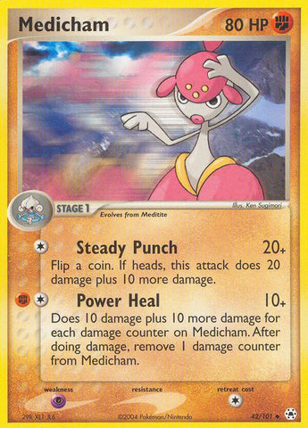 Medicham (42/101) [EX: Battle Stadium] - Comfy Hobbies