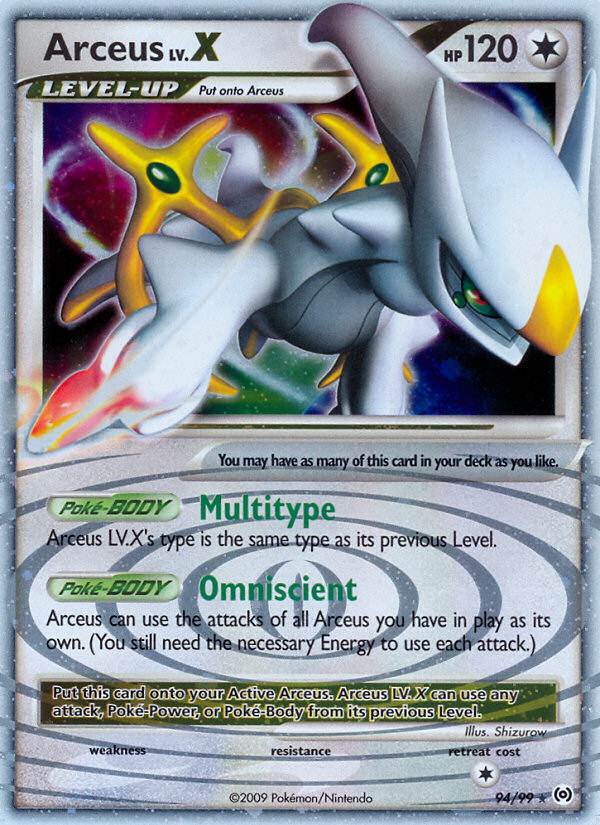 Arceus LV.X (94/99) [Platinum: Arceus] - Comfy Hobbies