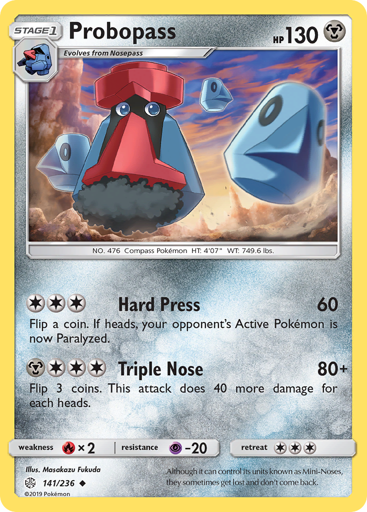 Probopass (141/236) [Sun & Moon: Cosmic Eclipse] - Comfy Hobbies