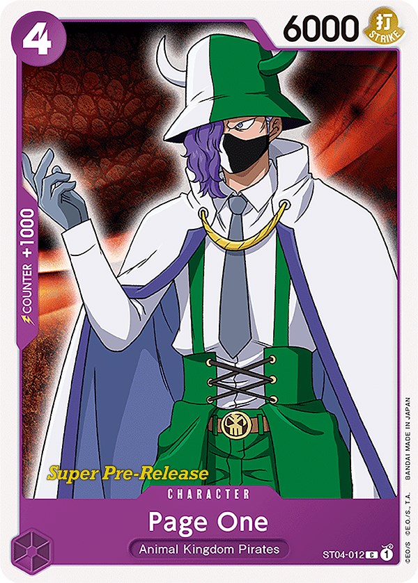 Page One [Super Pre-Release Starter Deck: Animal Kingdom Pirates] - Comfy Hobbies