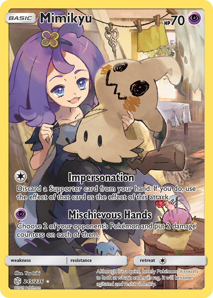 Mimikyu (245/236) [Sun & Moon: Cosmic Eclipse] - Comfy Hobbies