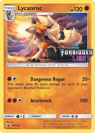 Lycanroc (SM118) (Prerelease Promo) [Sun & Moon: Black Star Promos] - Comfy Hobbies