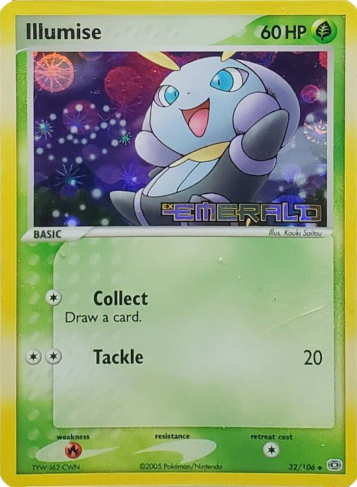 Illumise (32/106) (Stamped) [EX: Emerald] - Comfy Hobbies