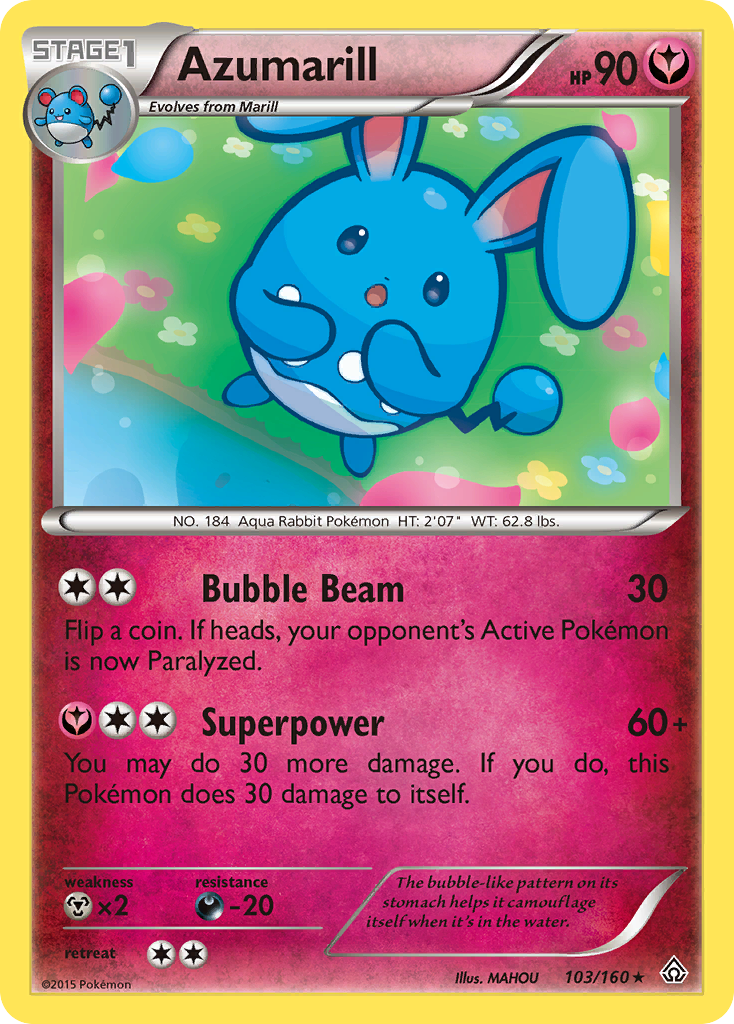Azumarill (103/160) [XY: Primal Clash] - Comfy Hobbies