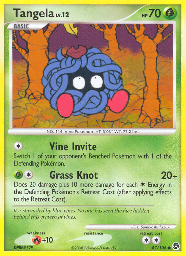 Tangela (87/106) [Diamond & Pearl: Great Encounters] - Comfy Hobbies