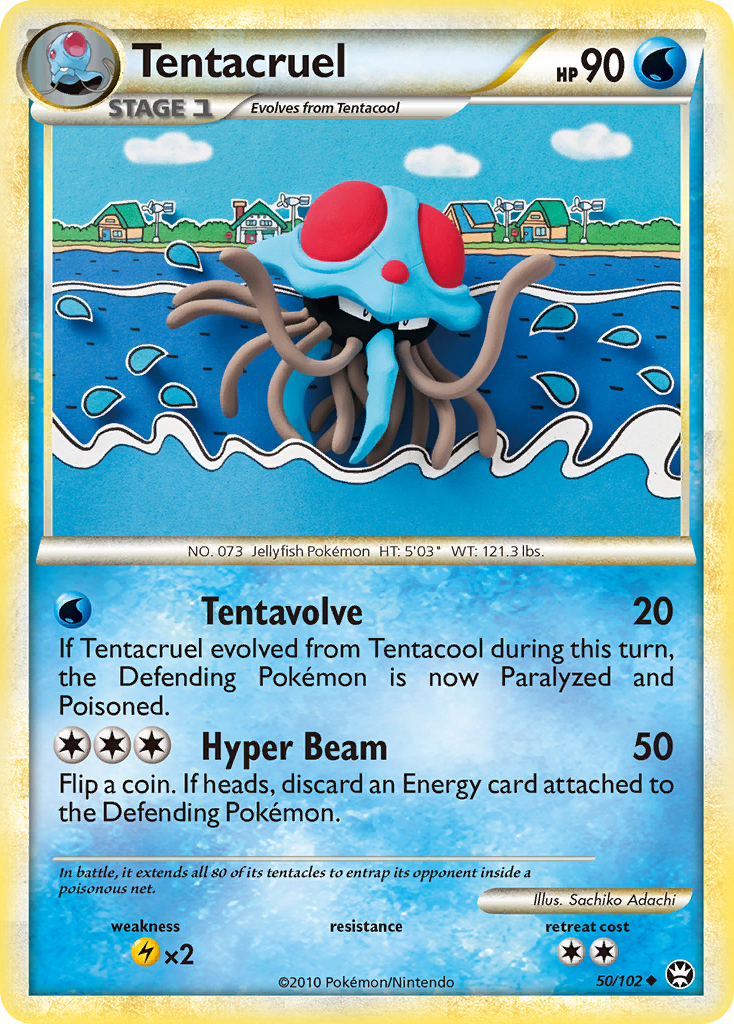 Tentacruel (50/102) [HeartGold & SoulSilver: Triumphant] - Comfy Hobbies