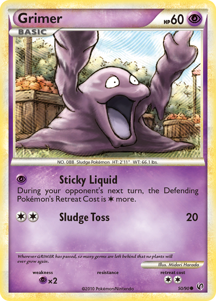 Grimer (50/90) [HeartGold & SoulSilver: Undaunted] - Comfy Hobbies
