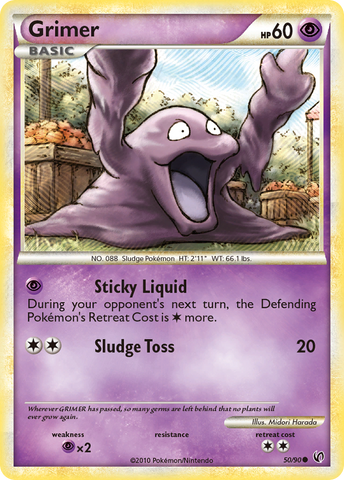 Grimer (50/90) [HeartGold & SoulSilver: Undaunted] - Comfy Hobbies
