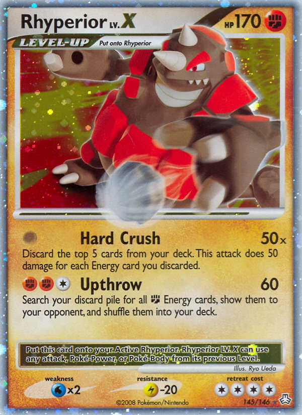 Rhyperior LV.X (145/146) [Diamond & Pearl: Legends Awakened] - Comfy Hobbies