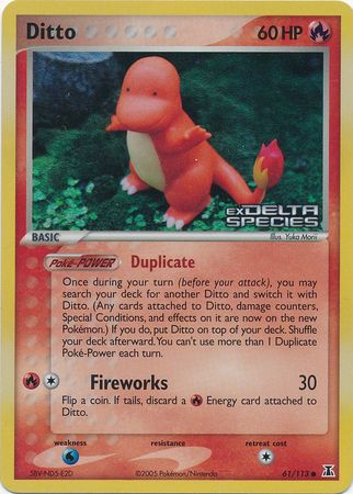 Ditto (61/113) (Stamped) [EX: Delta Species] - Comfy Hobbies
