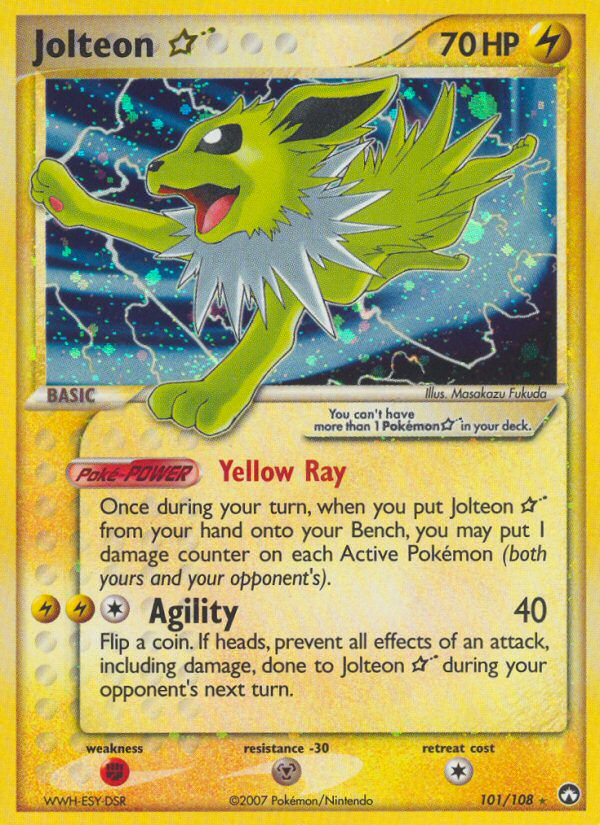 Jolteon Star (101/108) [EX: Power Keepers] - Comfy Hobbies