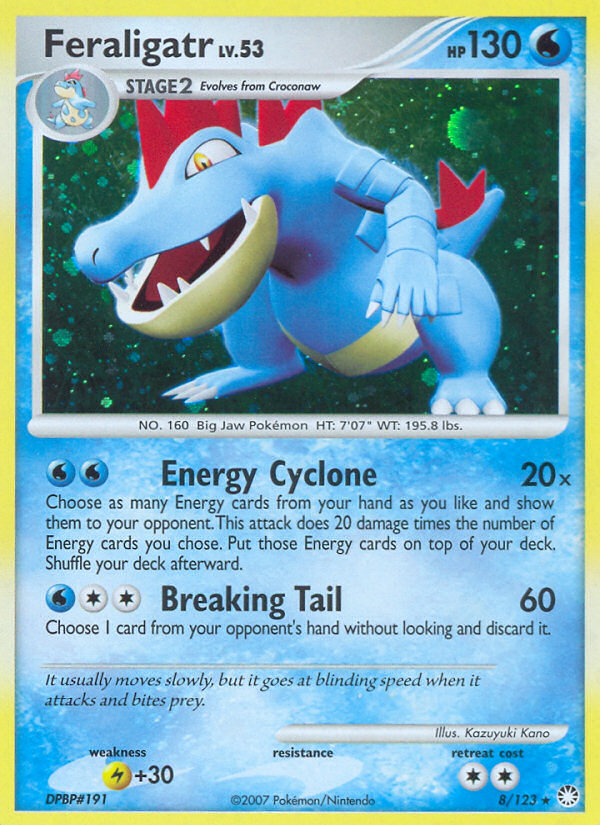 Feraligatr (8/123) [Diamond & Pearl: Mysterious Treasures] - Comfy Hobbies