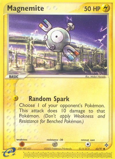 Magnemite (62/97) [EX: Dragon] - Comfy Hobbies