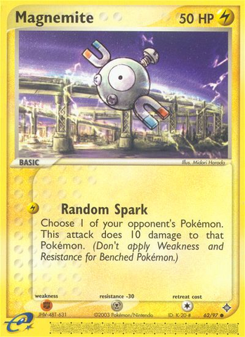 Magnemite (62/97) [EX: Dragon] - Comfy Hobbies