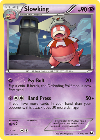 Slowking (49/108) [Black & White: Dark Explorers] - Comfy Hobbies