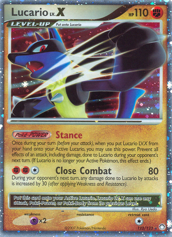 Lucario LV.X (122/123) [Diamond & Pearl: Mysterious Treasures] - Comfy Hobbies