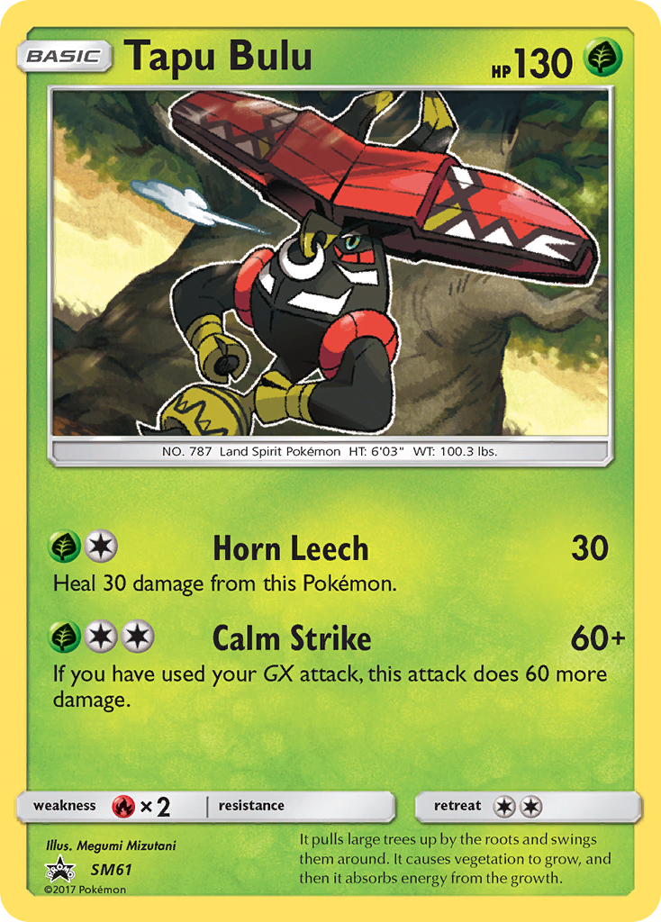 Tapu Bulu (SM61) [Sun & Moon: Black Star Promos] - Comfy Hobbies