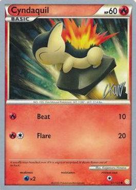 Cyndaquil (61/123) (Reshiphlosion - Christopher Kan) [World Championships 2011] - Comfy Hobbies