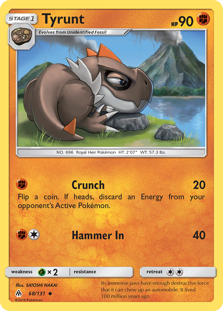 Tyrunt (68/131) [Sun & Moon: Forbidden Light] - Comfy Hobbies