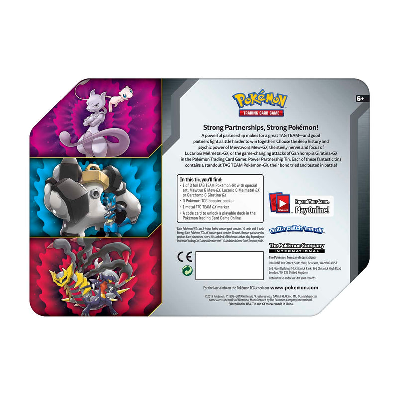 Sun & Moon: Unified Minds - Power Partnership Tin (Garchomp & Giratina GX) - Comfy Hobbies