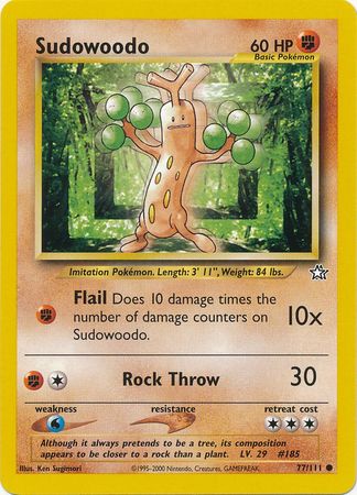 Sudowoodo (77/111) [Neo Genesis Unlimited] - Comfy Hobbies