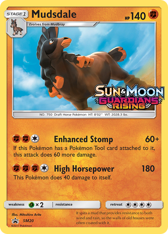 Mudsdale (SM20) [Sun & Moon: Black Star Promos] - Comfy Hobbies