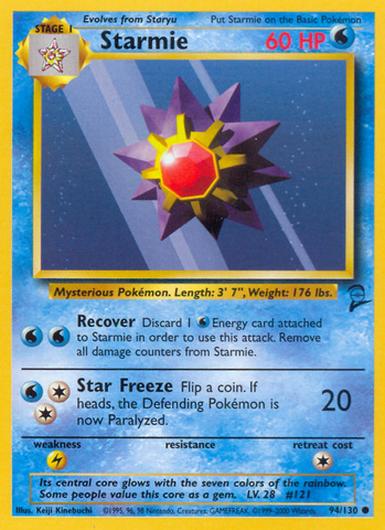 Starmie (94/130) [Base Set 2] - Comfy Hobbies