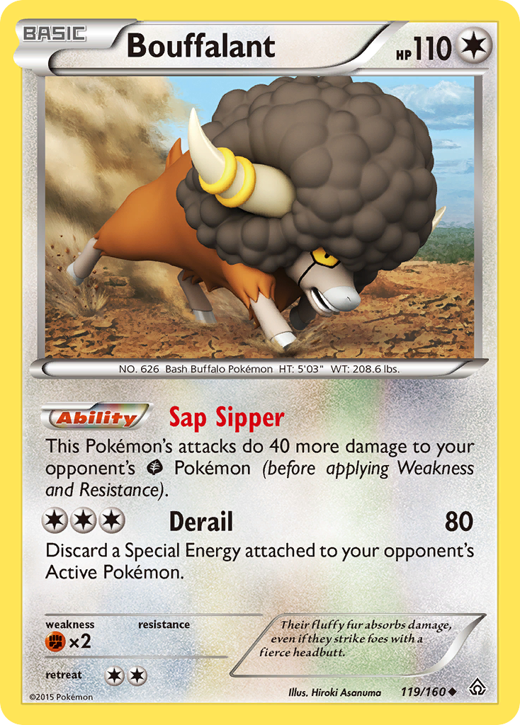 Bouffalant (119/160) [XY: Primal Clash] - Comfy Hobbies