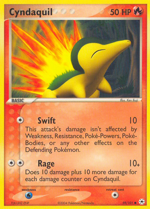 Cyndaquil (59/101) [EX: Hidden Legends] - Comfy Hobbies